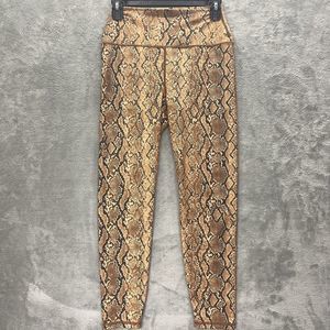 Carbon38 Leggings Womens Medium Multicolor High Rise 23 Inch Inseam